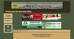 Desktop Screenshot of clublandrovertt.org